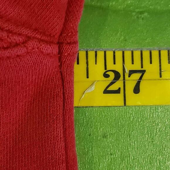 VINTAGE Winnie The Pooh The Disney Store Sweatshirt L Large Red Fleece 90s - Picture 9 of 11